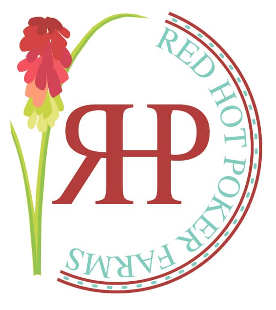 projects red hot poker farms logo, logo design
